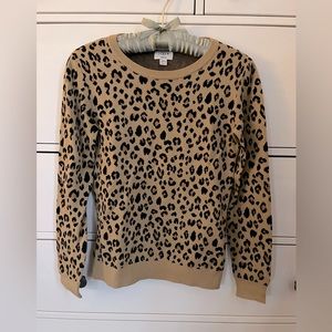 J.Crew Factory Leopard Print Sweater